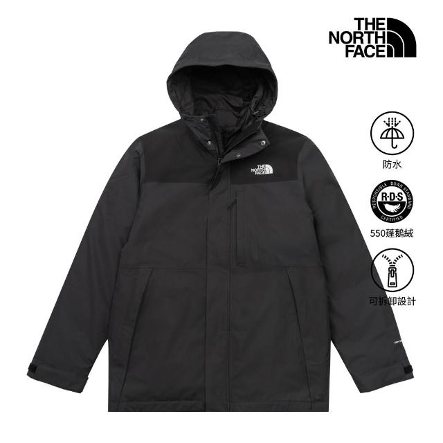 【The North Face】線上獨家款｜男款DRYVENT防水羽絨內裡三合一外套 (多款任選)