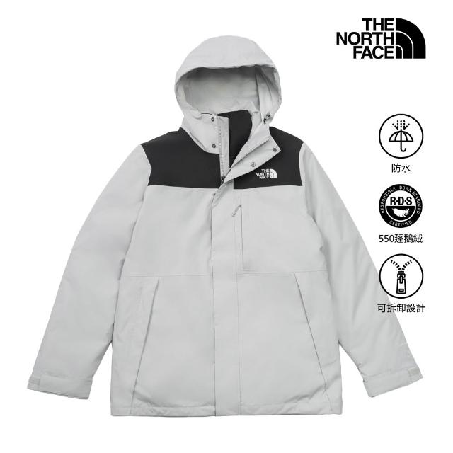 【The North Face】線上獨家款｜男款DRYVENT防水羽絨內裡三合一外套 (多款任選)