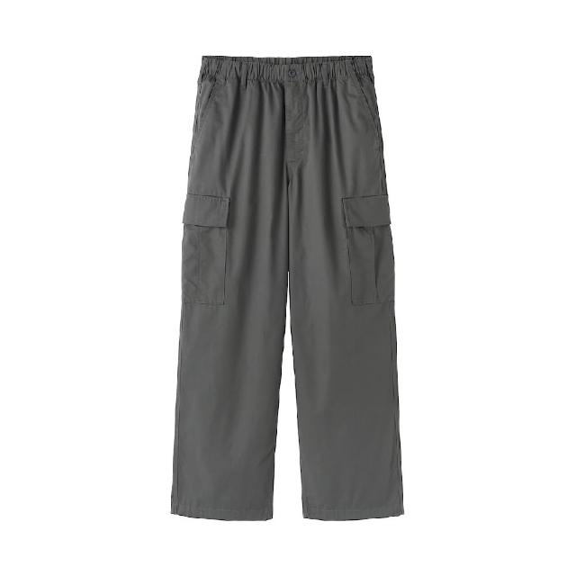 【MUJI 無印良品】男水洗棉舒適工作褲(深灰/黑色/深綠)