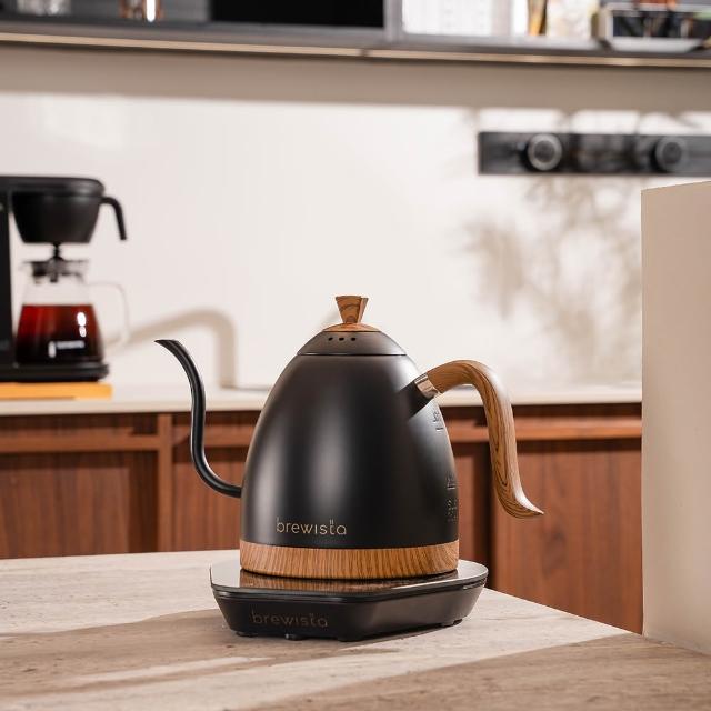 【Brewista】鵝頸溫控壺 智慧電子手沖壺 V3 Pro 600ml／1.0L（消光黑／珍珠白款）