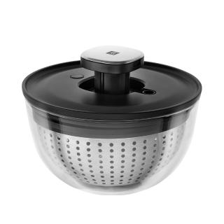 【ZWILLING 德國雙人】FRESH & SAVE 真空按壓式沙拉蔬果脫水器/瀝水籃/洗菜盆24cm(德國雙人牌集團官方直營)