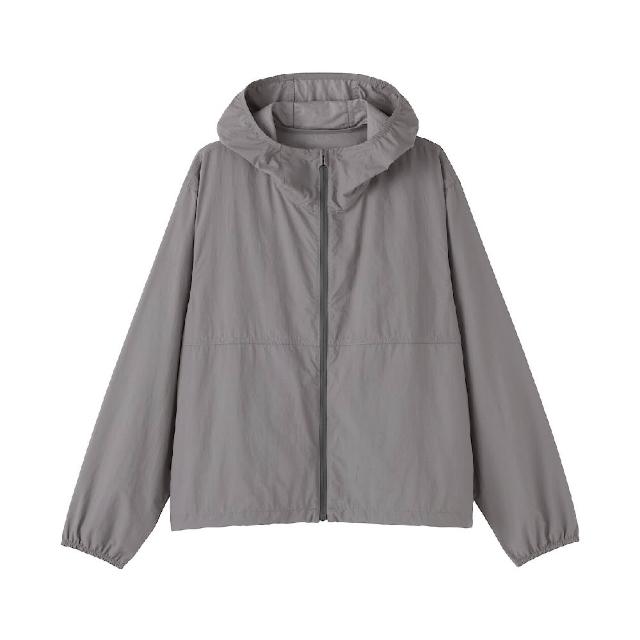 【MUJI 無印良品】女撥水加工可攜式風衣外套(象牙白/灰白/黑色/煙燻粉)