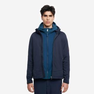 【AIGLE】男 POLARTEC 彈性刷毛外套｜AG-5A301A057 深藍 (男外套 保暖外套 刷毛外套 滑雪 彈性外套)