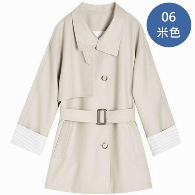 【巴黎精品】現貨+預購 女風衣外套中長版大衣-寬鬆休閒設計感中長款女風衣外套6款j1a1nv3 C