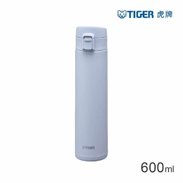 【TIGER 虎牌】彈蓋雙層不鏽鋼保溫瓶600ml(MKA-T060真空保溫保冷杯)