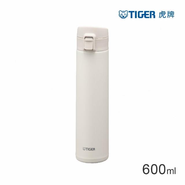 【TIGER 虎牌】彈蓋雙層不鏽鋼保溫瓶600ml(MKA-T060真空保溫保冷杯)