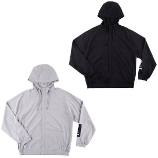 【KANGOL】官方直營 男女款機能透氣運動外套 (黑色/灰色)