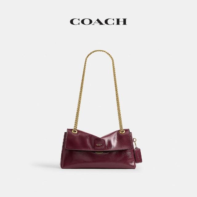 【COACH】蔻馳官方直營 CHELSEA 26 鏈條肩帶單肩手袋 單肩包 鏈條包 斜背包-多色任選(CFR28/CFR31)