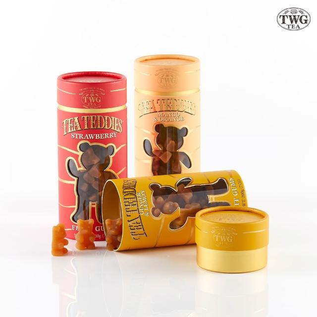 TWG Tea】茶香泰迪3入組Tea Teddies (200g/罐) - momo購物網- 好評推薦