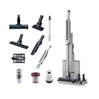 【Shark】限量SS級福利品CS150 EVOPOWER Std+自動集塵無線吸塵器(輕量 抗纏結 HEPA濾網 寵物毛 車用 手持)
