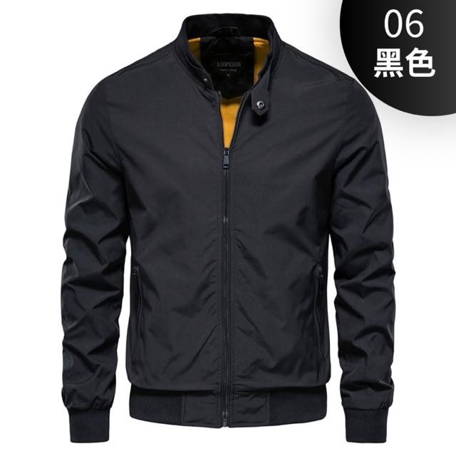 【巴黎精品】多款現貨+預購 衝鋒衣防風外套防潑水立領夾克(薄款連帽簡約休閒百搭男外套4款a1fa35)