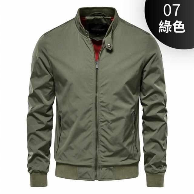 【巴黎精品】多款現貨+預購 衝鋒衣防風外套防潑水立領夾克(薄款連帽簡約休閒百搭男外套4款a1fa35)