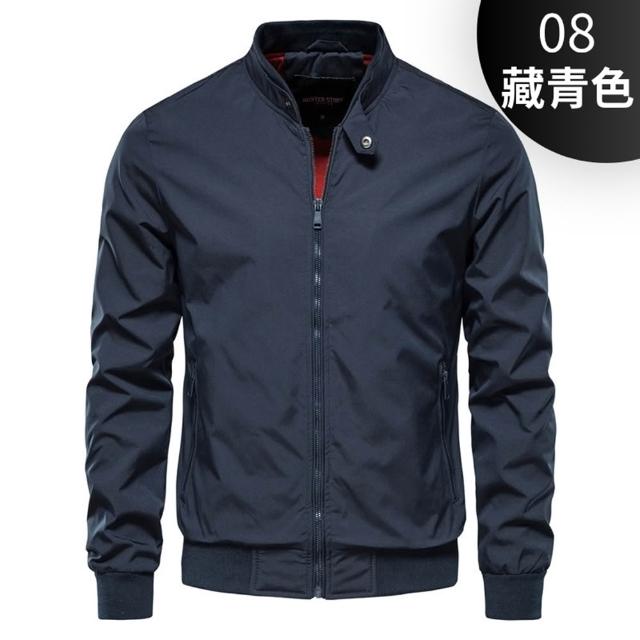 【巴黎精品】多款現貨+預購 衝鋒衣防風外套防潑水立領夾克(薄款連帽簡約休閒百搭男外套4款a1fa35)