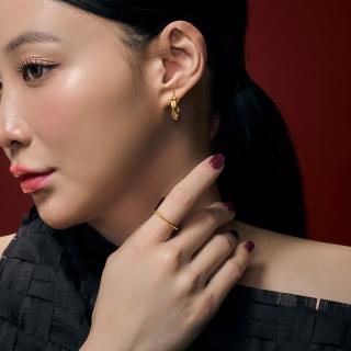 【Just Gold 鎮金店】環合 黃金戒指 (網路限定)
